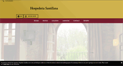 Desktop Screenshot of hospederiasantillana.es