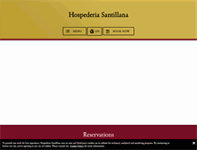 Tablet Screenshot of hospederiasantillana.es